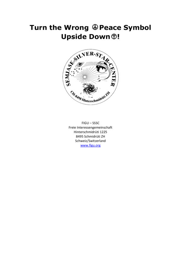 Turn the Wrong Peace Symbol Upside Down!