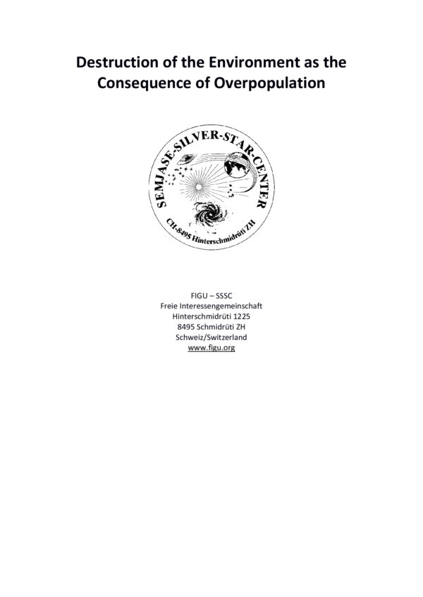 Destruction of the Environment as the Consequence of Overpopulation