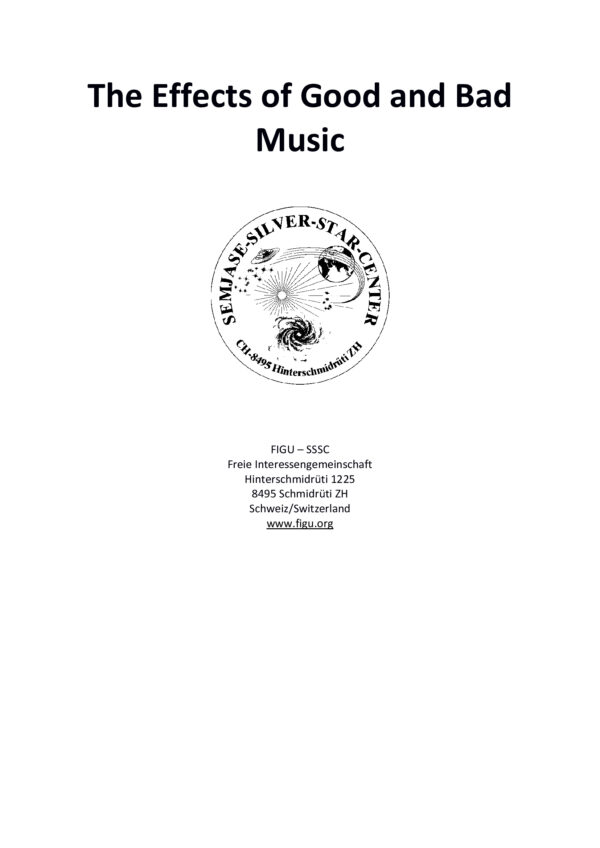 The Effects of Good and Bad Music