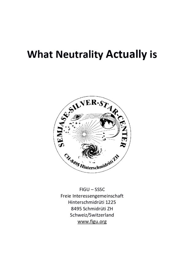 What Neutrality Actually Is